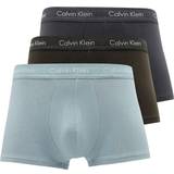 Calvin Klein Grøn Tøj Calvin Klein Low Rise Boxer Shorts 3-pack- Sleek Grey/Tourmaline/Olive