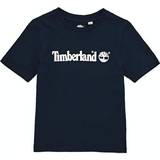 Timberland Drenge Overdele Timberland Boy's Logo Short Sleeve T-shirt - Navy (T25P22-85T)