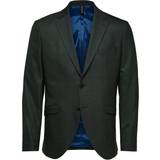 Herre - Polyester Blazere Selected Homme Slim Fit Sport Coat