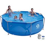 Pools Avenli Tubular Round Frame Pool with Filter Pump 3x0.76m