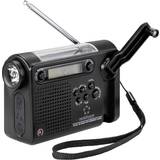 FM - Håndsvings- & Solcelleradio Radioer Renkforce CR-200
