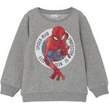 Spiderman Sweatshirts Børnetøj Name It Spider-Man Sweatshirt - Grey Melange (13205230)