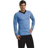 Skjorter Dragter & Tøj Rubies Star Trek Mens Classic Deluxe Blue Shirt