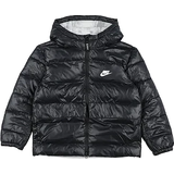 Drenge jakker Nike Older Kid's Therma-FIT Insulated Jacket - Black/White/White (DQ9046-010)