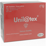 Unilatex Kvalitetskondomer Red/Strawberry 144-pack