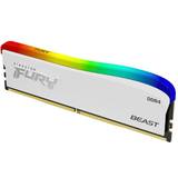 Belysning - DDR4 - Hvid RAM Kingston Fury Beast RGB Special Edition DDR4 3200MHz 8GB (KF432C16BWA/8)