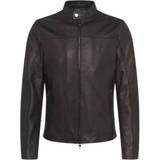 Michael Kors Sort Tøj Michael Kors Leather Racer Jacket