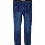 Bukser Name It Sweat Slim Fit Jeans - Dark Blue Denim (13204428-969011)