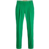Jack & Jones Dame - Grøn - Trekvartlange ærmer Bukser & Shorts Jack & Jones Mary Regular Pleated Trousers - Jolly Green