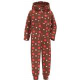 Prikkede Flyverdragter Didriksons Kid's Monte Printed Overall - Small Dotted Brown Print (504450-493)