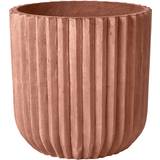 Brun - Ler Brugskunst Broste Copenhagen Fiber Vase 50cm