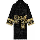 Versace V-udskæring Tøj Versace I Heart Baroque Bath Robe - Black