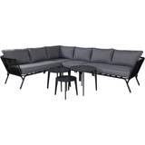 Runde Loungesæt Havemøbel Venture Design Roxo Loungesæt, 3 borde inkl. 4 sofaer