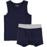 146 - Drenge Undertøjssæt Minymo Underwear Set - Dark Navy (4876-778)