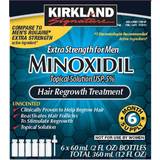 Løsning Håndkøbsmedicin Kirkland Minoxidil 5% Extra Strength for Men Hair Regrowth Treatment 60ml 6 stk Løsning