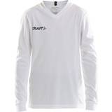 Overdele Craft Sportsware Squad Jersey Solid LS JR - White
