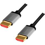 HDMI-kabler - Sort LogiLink 8K HDMI-HDMI 2.1 2m