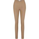 38 - Beige Tights Object Coated Leggings - Fossil