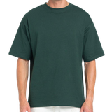 Grøn - Oversized - Rund hals Overdele bareen Box Fit Heavy T-shirt Men