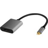 LogiLink DisplayPort Kabler LogiLink USB C-DisplayPort M-F 3.2 Gen 1 0.2m