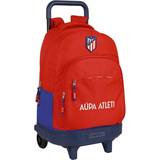 Vandtætte Skoletasker Atlético Madrid Skolerygsæk med Hjul Rød Marineblå (33 x 45 x 22 cm)
