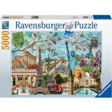 Fantasy Klassiske puslespil Ravensburger Big City Collage 5000 Pieces