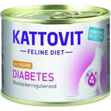 Kattovit Kæledyr Kattovit 24x185g Specialdiæt Diabetes/Vægt Kylling kattefoder