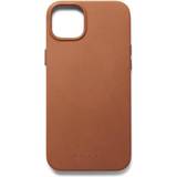 Mujjo Mobilcovers Mujjo Full Leather Case (iPhone 14 Plus) Brun