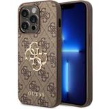 Guess Læder/Syntetisk Covers & Etuier Guess 4G Big Metal Logo Case for iPhone 14 Pro