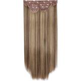 Brun Extensions & Parykker Lullabellz Super Thick Straight Clip In Hair Extensions 22 inch 5-pack Mellow Brown