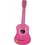 Træ guitar legetøj Reig Børne Guitar Pink Træ