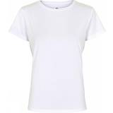 Dame - Viskose T-shirts Boody Crew Neck T-shirt - White