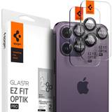 Apple iPhone 15 Pro Skærmbeskyttelse & Skærmfiltre Spigen EZ Fit Optik Pro Lens Protector for iPhone 14/15 Pro/iPhone 14/15 Pro Max 2-Pack