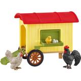 Bondegårde - Fugle Legesæt Schleich Mobile Chicken Coop 42572