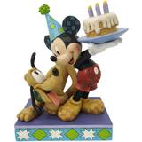 Disney Figurer Disney Traditions Pluto and Mickey Birthday Figurine 18cm