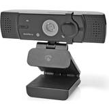 Webcams Nedis Webkamera Full HD@60fps 4K@30fps Autofokus Indbygget mikrofon Sort