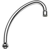Grohe outlet spout j-shaped 185mm Krom