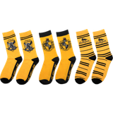 Gul - Herre Undertøj Cinereplicas Hufflepuff Socks 3-packs - Yellow