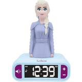 Blå - Frost Børneværelse Lexibook Elsa Frozen 2 Nightlight Alarm Clock