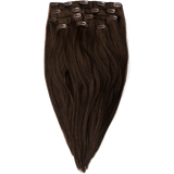 Brun - Ægte hår Extensions & Parykker Myextensions Clip In Original 50cm 1B Ekstra Mørkbrun 100g