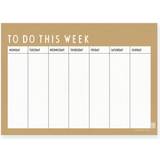 Kalendere & Notesblokke Design Letters Weekly Planner