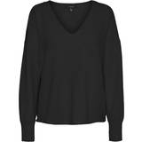 Dame - Gul - Nylon Overdele Esprit V-Neck Knitted Pullover