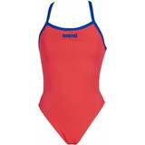 Dame Badedragter Arena Solid Light Tech High Swimsuit - Pink