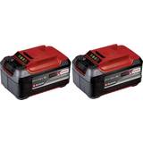 Batterier - Li-ion - Værktøjsbatterier Batterier & Opladere Einhell 2x 18V 5.2Ah PXC-Twinpack