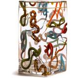 Seletti Glas Brugskunst Seletti Snakes 15x30 Cm Glas Klar 14151 Vase