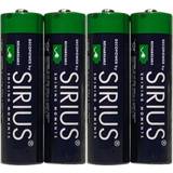 Sirius Blå Brugskunst Sirius batterier genopladelige 4 stk. AA Lys & Tilbehør