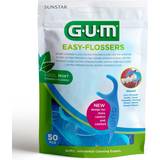 Med smag Tandtrådsbøjler GUM Easy-Flossers Mint 50-pack