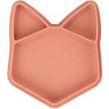 Babymoov Silikone Babyudstyr Babymoov Eats' ISY Silicone Suction Animal Plate Terracotta Fox