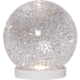 Glas - Hvid Julebelysning Star Trading Frost Julelampe 16cm
