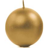 Guld - Metal Lys & Tilbehør PartyDeco Globe Light Stearinlys 10stk